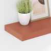 vidaXL Wandplank Wandgemonteerd Rood 40 x 23,5 x 4 cm Bewerkt hout