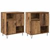 vidaXL Dressoir 2 st Oudhout 60 x 35 x 70 cm
