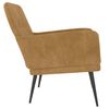 vidaXL Fauteuil 62x79x79 cm fluweel bruin