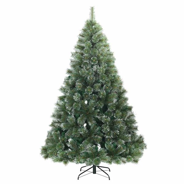 vidaXL Kunstkerstboom met 300 LED met standaard Groen 180 cm PE en PVC
