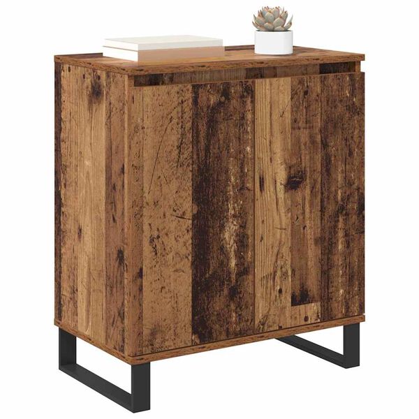 vidaXL Dressoir Oud Hout 60 x 35 x 70 cm Bewerkt hout