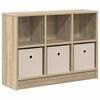 vidaXL Dressoir met lade Sonoma Eiken 73,5 x 22,5 x 53,5 cm