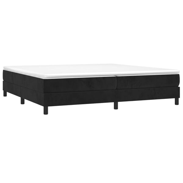 vidaXL Boxspring bed 200x200 cm fluweel zwart