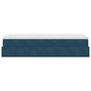 vidaXL Ottoman bed met matras 80x200cm fluweel donkerblauw