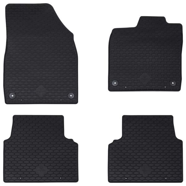 vidaXL Autobodemmat 4 pcs Zwart geschikt voor VW ID.3 2019- Rubber
