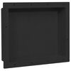 vidaXL Douchenis 41x51x10 cm matzwart
