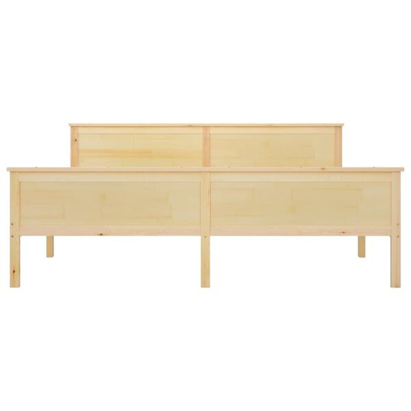 vidaXL Bedframe massief grenenhout 180x200 cm