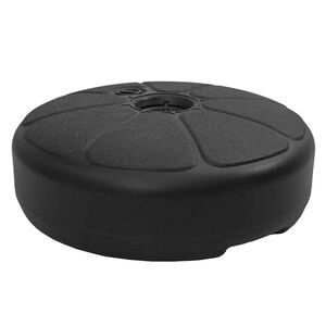 vidaXL Parasolvoet gevuld met zand/water 15 L zwart