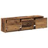 vidaXL TV kast met LED's Oud Hout 140 x 34 x 40 cm Bewerkt hout