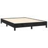 vidaXL Bedframe zonder matras 140x200 cm fluweel zwart