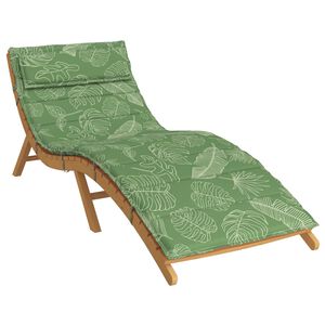 vidaXL Zon Loungerkussen Groen 178 x 60 x 4 cm Oxford stof