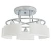 vidaXL Plafondlamp met ellipsvormige glazen kappen 5xE14 200W