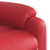 vidaXL Fauteuil verstelbaar kunstleer rood