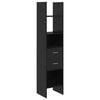 vidaXL Boekenkast 2-laags 40 x 35 x 180 cm Bewerkt hout Zwart eiken