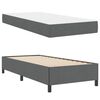 vidaXL Boxspringbed Donkergrijs 80 x 200 cm Stof