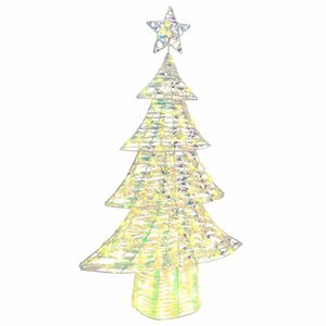 vidaXL Kerstboom met 160 LED Warmwit 150 cm PET