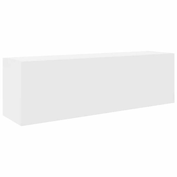 vidaXL Badkamerwandkast 100x25x30 cm bewerkt hout wit