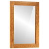 vidaXL Badkamerspiegel 50x70x2,5 cm massief acaciahout en glas