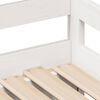vidaXL Slaapbank met onderschuifbed/lades zonder matras 90x190 cm wit