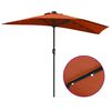 vidaXL Tuinparasol Terracotta 294 x 150 x 224 cm Polyester en staal