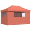 vidaXL Partytent Terracotta 279 x 410 x 315 cm Oxford Stof