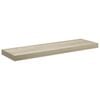 vidaXL Wandschappen zwevend 4 st 80x23,5x3,8 cm MDF eikenkleurig