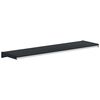 vidaXL Raamsokkel Anthraciet met Houtnerf 100 x 25 x 4,5 cm PVC