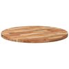 vidaXL Tafelblad rond &Oslash; 90x4 cm massief acaciahout