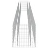 vidaXL Gabion plantenbak verhoogd 450x50x50 cm gegalvaniseerd staal