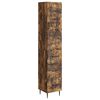 vidaXL Kastenset 2 st 33 x 34,5 x 90 cm Bewerkt hout Gerookt eiken