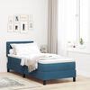 vidaXL Boxspringbed met matras Donkerblauw 80 x 200 cm Fluweel