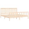 vidaXL Bedframe zonder matras massief grenenhout 200x200 cm