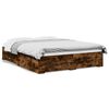 vidaXL Bedframe met lades bewerkt hout gerookt eikenkleurig 140x200 cm
