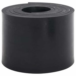 vidaXL Rubberen rand voor sneeuwploeg 300x15x1 cm zwart