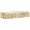 vidaXL Wandmontage Zijtafel Sonoma Eiken 87,5 x 34,5 x 17 cm
