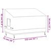 vidaXL Tuinhoezen 2 st voor 2-zitsbank 600D 132x71x56/81 cm oxford