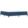 vidaXL Boxspringbed met matras Blauw 200 x 200 cm Stof
