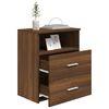 vidaXL Nachtkastjes 2 st 50x32x60 cm bruin eikenkleur
