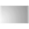 vidaXL LED Badkamer Spiegel Transparant 80 x 50 cm gehard glas
