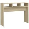 vidaXL Wandtafel 105x30x80 cm bewerkt hout sonoma eikenkleurig