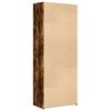 vidaXL Hoge kast 70x42,5x185 cm bewerkt hout gerookt eikenkleurig