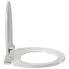 vidaXL Toiletbril soft-close ovaal wit