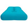 vidaXL Palletkussen 120x40x12 cm stof turquoise