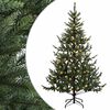 vidaXL Kunstmatige Inklapbare Kerstboom 120 cm 150 LED's Warmwit