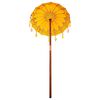 vidaXL Balinese Parasol Geel 95 x 95 x 260 cm