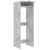 vidaXL Wasmachinekast 2 pcs Beton 67,5 x 68 x 200 cm Bewerkt hout