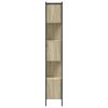 vidaXL Boekenkast 102x28x172 cm bewerkt hout sonoma eikenkleurig