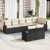 vidaXL Tuin Sofa Set 8 pcs poly rattan