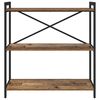 vidaXL Boekenkast Oud hout 80 x 30 x 85 cm Bewerkt hout