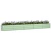 vidaXL Plantenbak Pastelgroen 480 x 50 x 45 cm Gegalvaniseerd staal